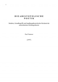 Aristoteles Poetik Handl Theorie