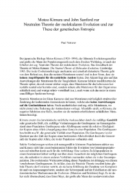 E0.Neutrale Theorie