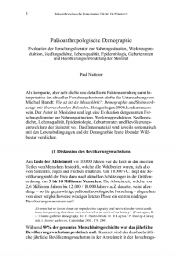 E4a Paläodemographie