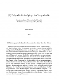 Erdgeschichte Vorgeschichte