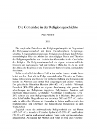 Gottesidee in der Geschichte