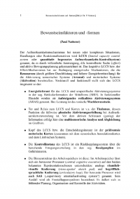 N22. Bewusstseinsfaktoren und -formen