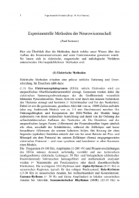 N4. Experimentelle Methoden