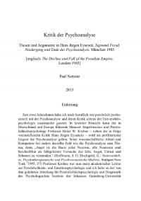 Skript Eysenck Freud Psa